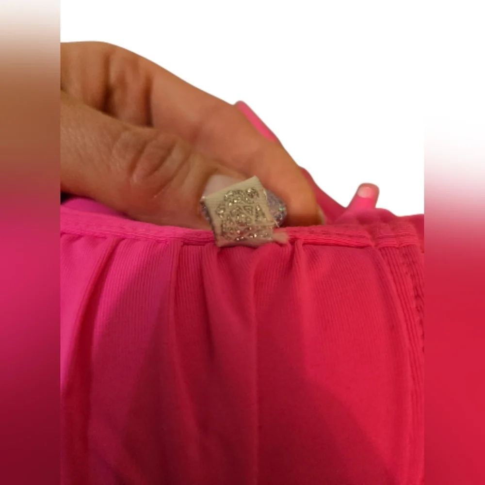 La Vie En Rose Hot Pink Bikini Top - Picture 6 of 6